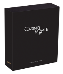 Cartel de la película: 007 James Bond - Casino Royale 5 gramos Plata 2020 (Silver Foil)