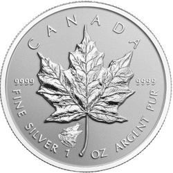 Feuille d'érable canadienne 1 once d'argent 2016 Wolf Privy