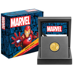 Niue: Marvel - Iron Man 1/4 oz Gold 2024 Proof