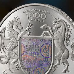 Medaglia in argento Liberty of Ukraine, 1 oncia d’argento, 2024, Proof, con ologramma