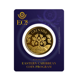 Grenada: Nutmeg Tree 1 oz Gold 2022
