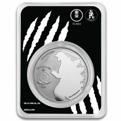 Niue: Godzilla vs Monsters - Mechagodzilla coloured 1 oz Silber 2024 Slab