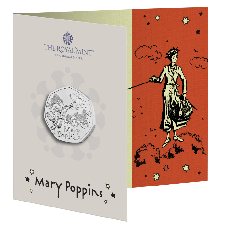 Mary Poppins 50 pence Cupronichel 2025