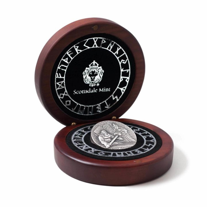 Niue: Vikings - Bjorn Ironside 2 oz Silver Proof 2016 Antiqued Coin