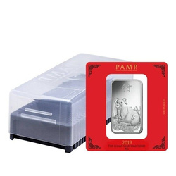 Lingot d'argent série Lunar Année du Cochon de 100 grammes