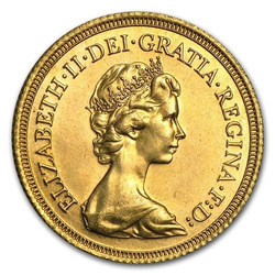 Soberano de Oro- Isabel II 1974-1982