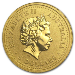 Kangourou australien 1/20 once d'or 1999