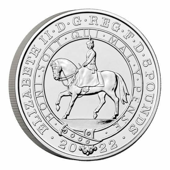 Jubileul de Platină al Majestății Sale Regina Cupronichel £5 2022