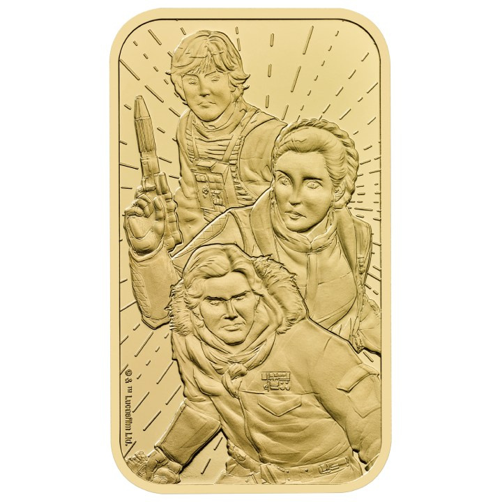 The Royal Mint: Star Wars - Jedi 1 oz Gold Bar