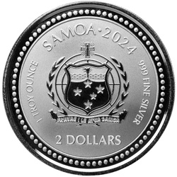 Samoa : The Creator coloré 1 once d'argent 2024