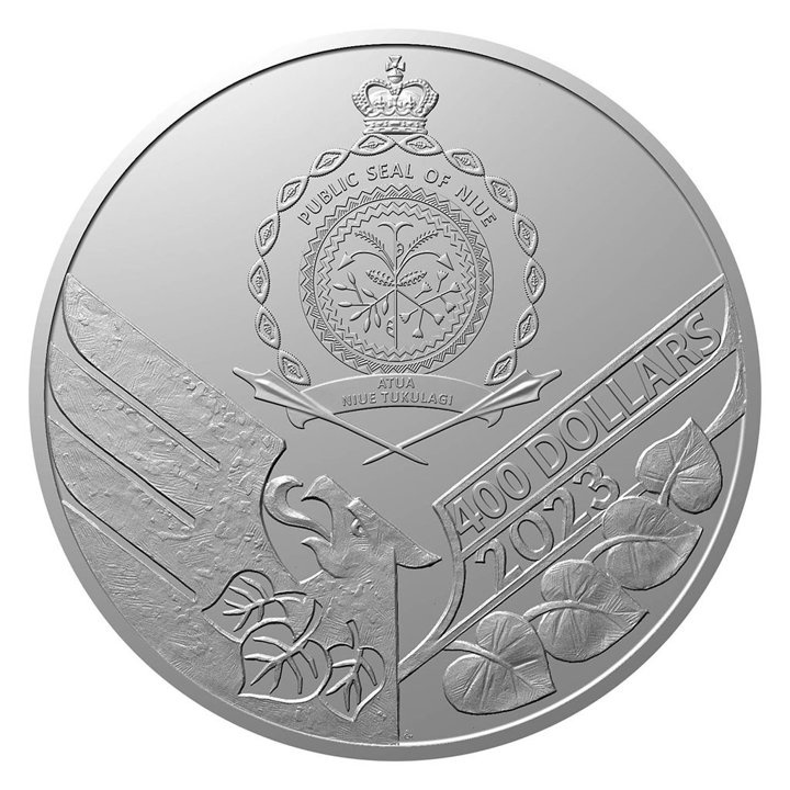 Niue: Czech Lion 5000 gramów Srebra 2023 Proof Hologram