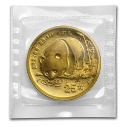 China Panda 1/4 oz Gold 1987-S