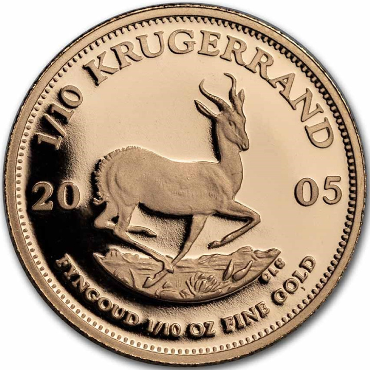 Krugerrand 1/10 once d'or 2005 Proof