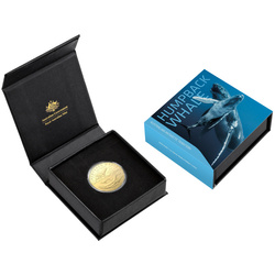 Australian Antarctic Territory - Humpback Whale 1 oz Gold 2023 Coin