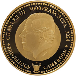 Cameroon: World Famous Dogs - Tibetan Terrier 1 oz Gold 2024