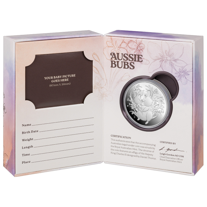RAM: Baby Coin - Aussie Bubs 1 oz Stříbro 2025 Proof