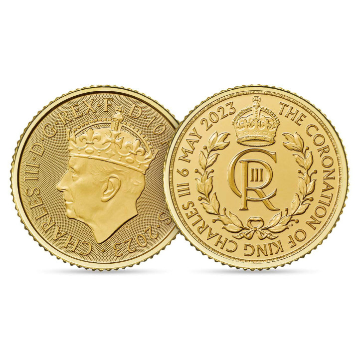 The Coronation of His Majesty King Charles III 1/10 oz Gold 2023