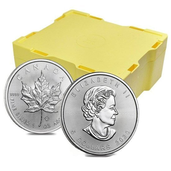 Maple Leaf 1 oz Silber 2020 PAKET 25 Stück