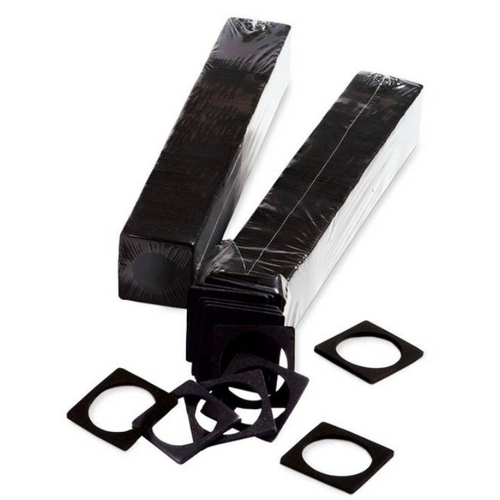 Inserție neagră Quadrum 16 mm 100 bucăți