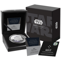 Niue: Star Wars - Sandcrawler color 5 oz Plata 2022 Proof