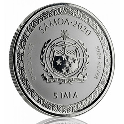 Samoa: Legends of Japan Series - Momotaro and the Demon Subdued in Anime Style 1 oz Silver 2020 Prooflike