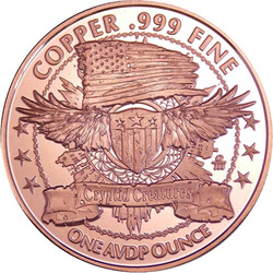 Cryptid Jackelope 1 ounce of copper
