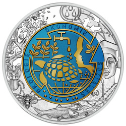 Nióbium sorozat: Globális felmelegedés színes 25 euró ezüst 2023