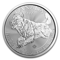 Predator Serie: Wolf 1 oz Silber 2018
