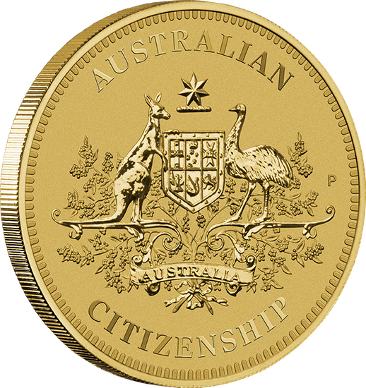 Ciudadanía Australiana $1 Aluminio Bronce 2022