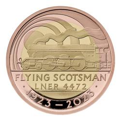 Le centenaire du Flying Scotsman 2 £ Or 2023 Proof