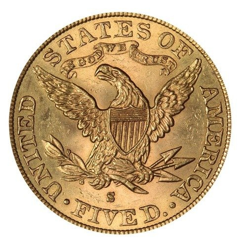 Liberty-S Double Eagle 5 Dollar 1881 Zustand 3+