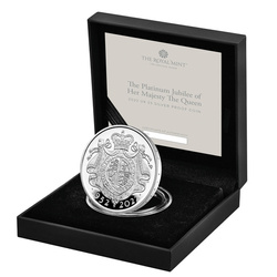 The Platinum Jubilee of Her Majesty The Queen £5 Silver 2022 Proof 