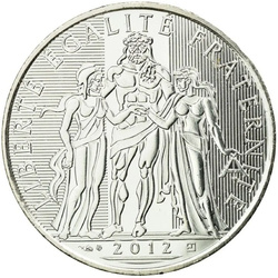 Francia: Hercules 10 Euro Argento 2012