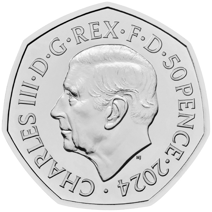 Star Wars: Millennium Falcon 50p Miedzionikiel 2024
