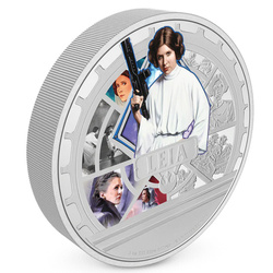 Niue: Star Wars - Princess Leia coloured 3 oz Silber 2023 Proof