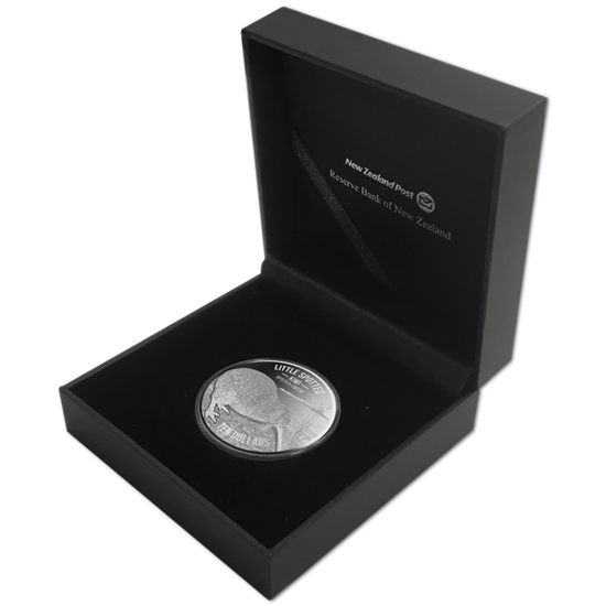 Kiwi 5 uncí stříbra 2018 Proof