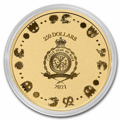Niue: Ms.PAC-MAN 40 Aniversario 1 oz Oro 2021