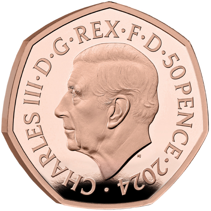 A hóember 50 penny arany 2024 Proof