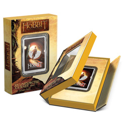 Niue: The Hobbit Poster - An Unexpected Journey coloured 1 oz Silber 2023 Proof