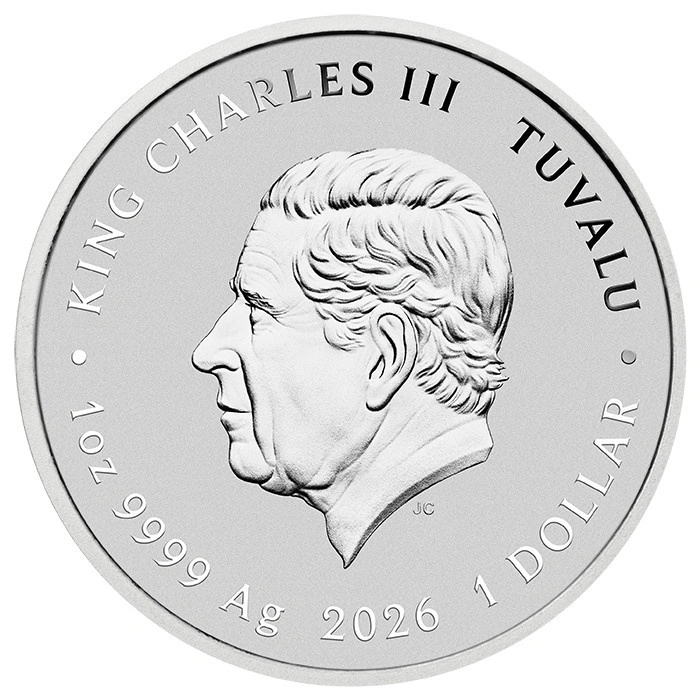 Tuvalu: Bridgerton – Lady Whistledown, koloriert, 1 Unze Silber, 2026, Proof