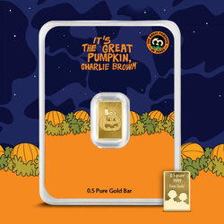 Lingou de aur Peanuts - Pumpkin 60th Anniversary 0,5 g aur 2026 Prooflike