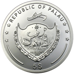 Palau: Scent of Paradise - Kokosová barva 5 $ Silver 2009
