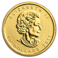 Maple Leaf 1/4 oz Gold 2011