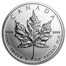 Hoja de Arce Canadiense 1 oz Plata 2011