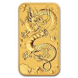Gold Coin Bar Dragon 1 oz Gold 2019