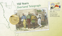 150th Anniversary of the Australian Overland Telegraph Bronze Aluminium 2022