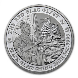 Tuvalu: Black Flag - The Red Flag Fleet 5 uncji Srebra 2021