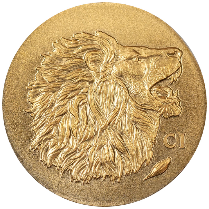 Cook Islands: Leon 0,5 gram Gold 2025 Silk Coin