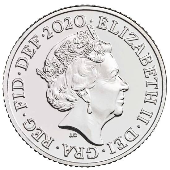 Lote de 13 monedas de cobre Reino Unido 2020