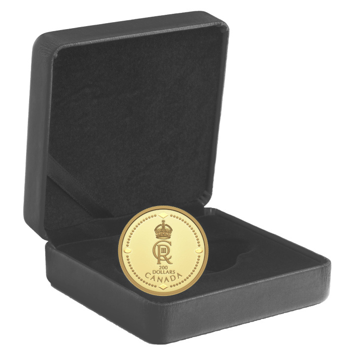 Canada: His Majesty King Charles III's Royal Cypher $200 Złoto 2023 Proof